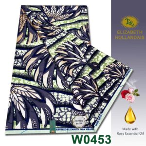 Premium Cotton Satin Royal Wax Print